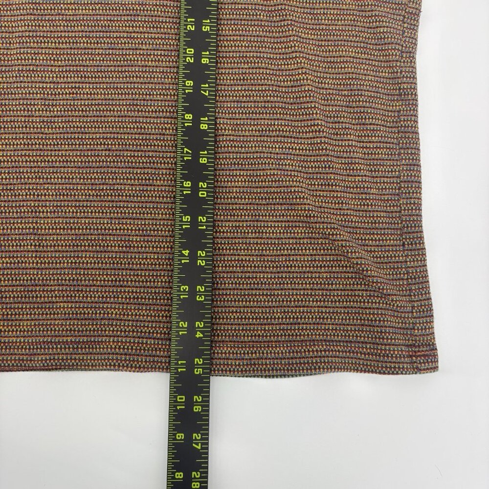 Vintage Snap Long Sleeve Shirt Multicolor 80s Hippie‎ Retro Mens Size Large USA - Picture 9 of 11